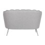 Sofá Home ESPRIT Gris Plateado Metal 130 x 77 x 83 cm