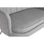 Canapé Home ESPRIT Gris Argenté Métal 130 x 77 x 83 cm