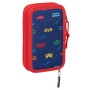 Estuche Escolar PJ Masks Ready Azul marino 12.5 x 19.5 x 4 cm 28 piezas