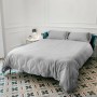 Housse de Couette Naturals Tencel Gris (150 x 220 cm) (Lit 1 persone)