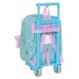 Mochila Escolar con Ruedas Frozen Hello Spring Azul 22 x 27 x 10 cm