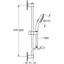 Columna de Ducha Grohe Vitalio Start 110 Plástico