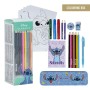 Set de Papelería Stitch Azul 24 Piezas