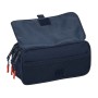 Trousse Fourre-Tout Triple Munich Flash Blue marine 21,5 x 10 x 8 cm