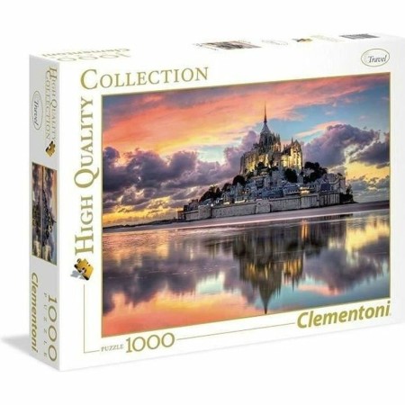 Puzzle Clementoni The magnificent Mont Saint-Michel 39367.1 98 x 33 cm 1000 Pièces