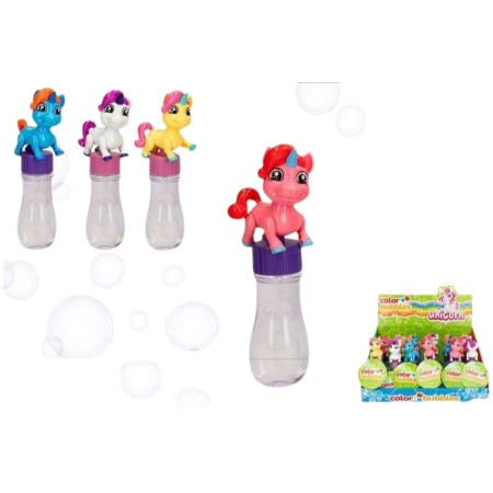 Pompe à bulle Color Bubbles 35 ml Licorne