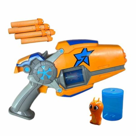 Pistola de Dardos Bizak Slugterra Eli'S Megamorph Blaster Naranja