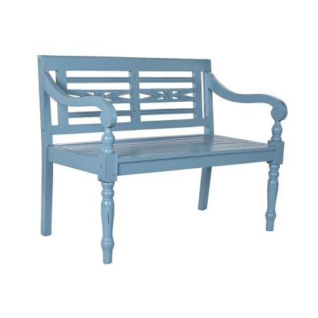 Banc Home ESPRIT Bleu 113 x 60 x 86 cm