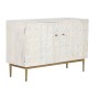 Buffet Home ESPRIT Blanc Doré 120 x 45 x 80 cm