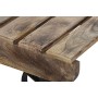 Table Basse Home ESPRIT Noir Naturel Métal Bois de manguier 130 x 80 x 32 cm