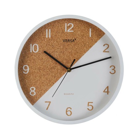 Reloj de Pared Versa Blanco Plástico 4,5 x 30 x 30 cm