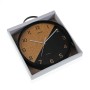 Horloge Murale Versa Noir Plastique 4,5 x 30 x 30 cm