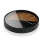 Horloge Murale Versa Noir Plastique 4,5 x 30 x 30 cm