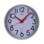 Reloj de Pared Versa Blanco Plástico Cuarzo Pop 4 x 30 x 30 cm