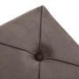 Pied de lit Versa Gris Gris clair Polyester Métal Bois de pin Bois MDF 34 x 42 x 50 cm
