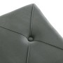 Pie de cama Versa Gris Gris oscuro Poliéster Metal Madera de pino Madera MDF 34 x 42 x 50 cm