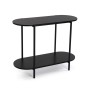 Consola Versa Negro Metal 40 x 70 x 90 cm