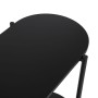 Consola Versa Negro Metal 40 x 70 x 90 cm