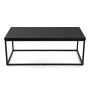 Mesa de Centro Versa Negro Metal 60 x 45 x 120 cm