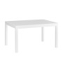 Mesa de Comedor Thais Blanco Aluminio 135 x 90 x 74 cm