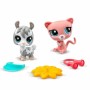 Set de Figuras Bandai Littlest Pet Shop 2 Piezas Mascotas