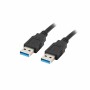 Cable USB Lanberg CA-USBA-30CU-0010-BK 1 m Negro