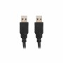 Cable USB Lanberg CA-USBA-30CU-0010-BK 1 m Negro