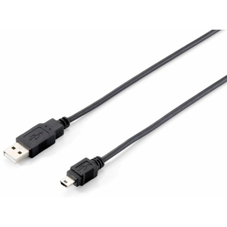 Cable USB a Mini USB Equip 128521 Negro 1,8 m (1 unidad)