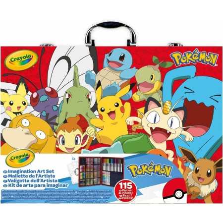 Set de Rotuladores Pokémon 04-2931 Multicolor 115 Piezas