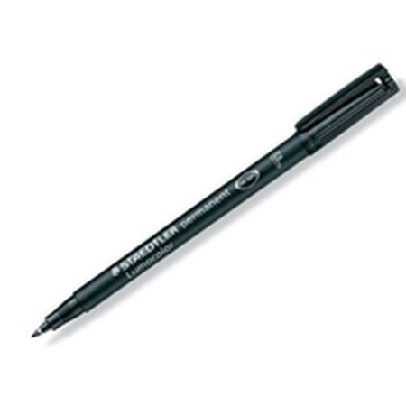 Marqueur permanent Staedtler 318-9 Noir (3 Unités) (10 Unités)