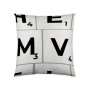 Housse de coussin Naturals Scrabble (50 x 50 cm)