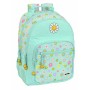 Cartable Smiley Summer fun Turquoise 32 x 42 x 15 cm Double