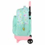 Mochila Escolar con Ruedas Smiley Summer Fun Turquesa 33 X 45 X 22 cm