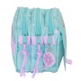 Trousse Fourre-Tout Triple Frozen Hello Spring Bleu clair 21,5 x 10 x 8 cm