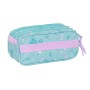 Portatodo Triple Frozen Hello Spring Azul claro 21,5 x 10 x 8 cm