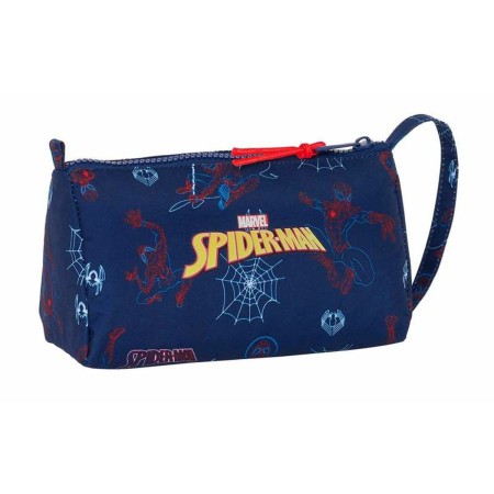 Fourre-tout Spider-Man Neon Blue marine 20 x 11 x 8,5 cm