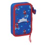 Plumier Doble Spidey Rojo 12,5 x 19,5 x 4 cm