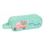 Portatodo Doble Glowlab Kids Pepa Verde 21 x 8 x 6 cm