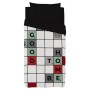 Housse de Couette Naturals Scrabble (220 x 220 cm) (Lit 2 persones)