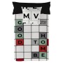 Housse de Couette Naturals Scrabble (260 x 220 cm) (Lit king size)