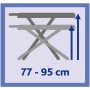 Table à Repasser Vileda Perfect 161266 122 x 44 cm Vert Métal Plastique 2 en 1