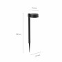 Estaca solar de jardín Philips Vynce 1,5 W 11,2 x 14,2 x 54 cm Negro Plástico Redondo (2700 K) (Blanco Cálido) (1 unidad)