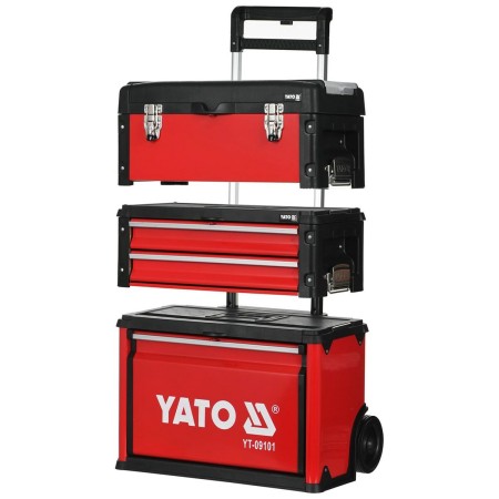 Caja de Herramientas Yato YT-09101 Metal Plástico (2 Unidades)