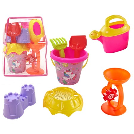 Set de Juguetes de Playa 30 x 22 cm Unicornio