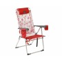 Silla Plegable Rojo 106 x 47 x 45 cm