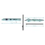 Parasol Bleu 220 cm UPF 50+