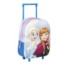 Mochila Escolar con Ruedas Frozen Azul 25 x 31 x 10 cm