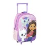 Mochila Escolar con Ruedas Gabby's Dollhouse Rosa 25 x 31 x 10 cm