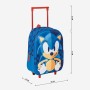 Cartable à roulettes Sonic Bleu 25 x 31 x 10 cm