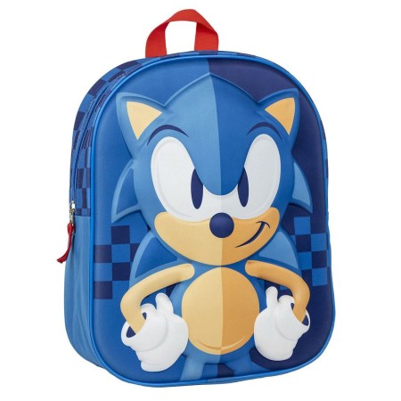 Cartable Sonic Bleu 25 x 31 x 10 cm